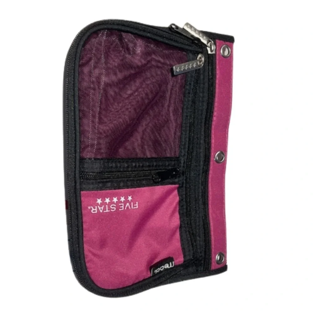 Five Star Purple Pencil Pouch Binder Organizer School Supply Office Storage New